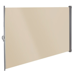 Dema Store latéral 160 x 300 cm - Beige / Brise-vue rétractable