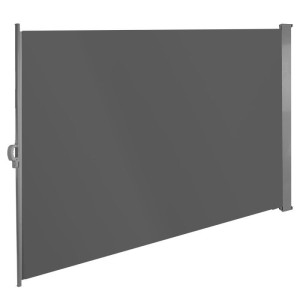 Dema Store latéral 160 x 300 cm - Anthracite / Brise-vue rétractable