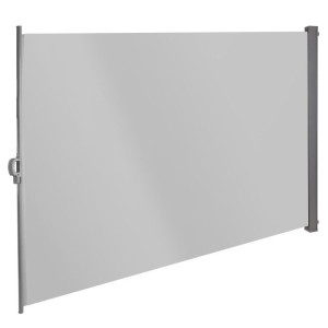 Dema Store latéral 160 x 300 cm - Gris / Brise-vue rétractable