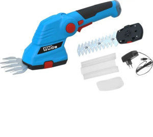 Guede Outils de jardin à accu - Cisaille gazon + taille-haie GPS 7,2V-1.5