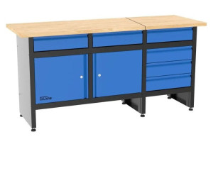 Guede Etabli GW 6/2 XL - 170 x 60 cm - 2 portes - 6 tiroirs