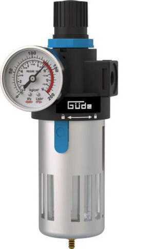 Guede Filtre réducteur de pression pour air comprimé 1/4"