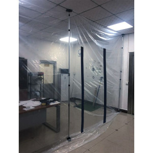Dema Cloison de protection anti-poussière DSW10 - Kit bâche + perches