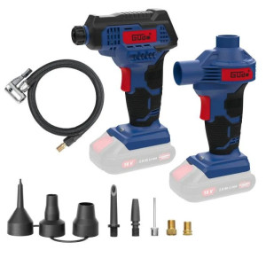 Guede Kit compresseur + pompe à air sans fil KLS 18-0 ss accu ni chargeur