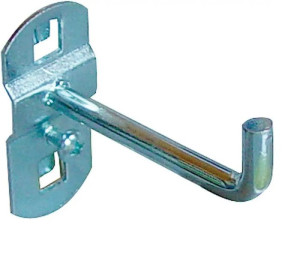 Guede Crochet à 90° pour panneau perforé - 75 mm