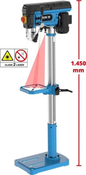 Guede Perceuse à colonne GSB 20 LASER / 500 W