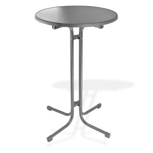 Dema Table de bistro haute - Mange-debout pliable "Treviso" - anthracite