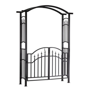 Dema Arche de jardin - Gloriette avec portillon "Freiburg" pour rosiers