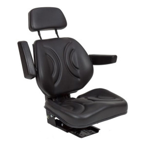 Dema Siège de tracteur ST 11 BS-07 BE avec accoudoirs et appui-tête