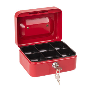 Dema Caisse à monnaie DKG 150 rouge