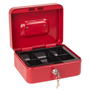 Dema Caisse à monnaie DKG 200 rouge