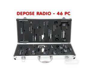 Dema Coffret dépose radio lecteur CD système de navigation - 46 pièces
