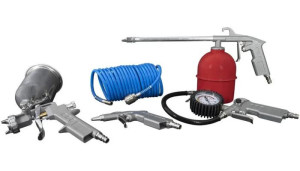Guede Outils pneumatiques en métal pour compresseur set de 5 pièces