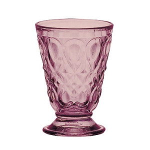 SZKLANKI / PUCHARKI DO NAPOJÓW LYONNAIS LA ROCHERE 200 ml KOMPLET 6 SZT. - RÓŻOWE (AMETYSTOWE)