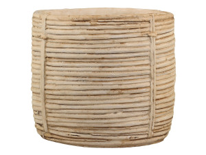 DONICZKA / OSŁONKA NA KWIATY CORTE CHIC ANTIQUE 19 CM - NATURALNA