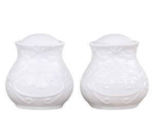 SOLNICZKA I PIEPRZNICZKA PROVENCE CHIC ANTIQUE - PORCELANA