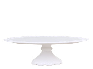 PATERA / TORTOWNICA NA NÓŻCE PORCELANOWA PROVENCE CHICH ANTIQUE