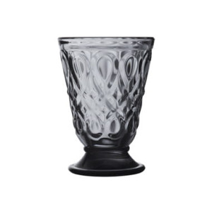 SZKLANKI / PUCHARKI LYONNAIS LA ROCHERE 200 ml KOMPLET 6 SZT. - SZARE (GRAFITOWE / ANTRACYT)
