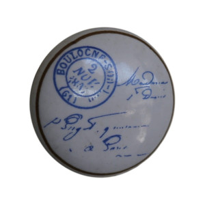 GAŁKA PORCELANOWA / UCHWYT MEBLOWY CHIC ANTIQUE - PIECZĄTKA