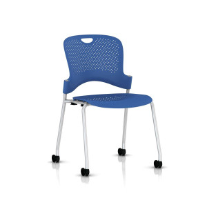 Herman Miller Caper Stacker Chair - Berry blue - Muster