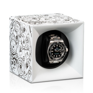 Swiss Kubik Uhrenbeweger ABS Starterbox Movement - Weiss