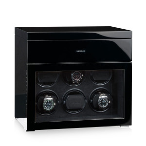 Benson Watchwinders Uhrenbeweger Black Series II 6 - Schwarz