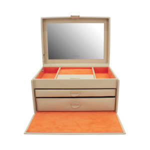 Friedrich23 Schmuckkoffer Boho XL - Beige