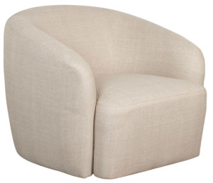 Loungesessel Loconia Beige Drehbar