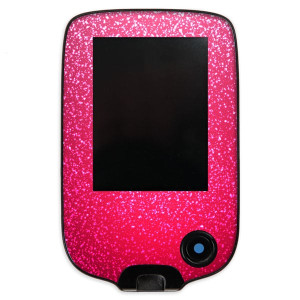 Freestyle Libre Scanner Sticker - Pink Glitzer (Druck)