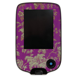 Freestyle Libre Scanner Sticker - Lila Blumen