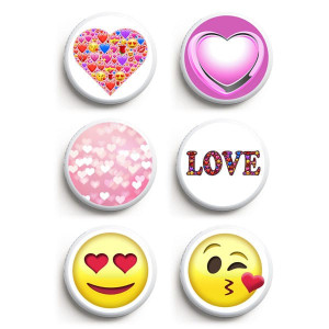 6er Set Freestyle Libre 1&2 Sticker - LOVE