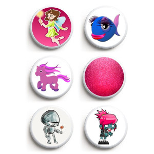 6er Set Freestyle Libre 1&2 Sticker - Girls