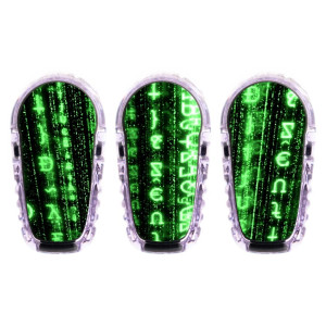 3er Set Dexcom G6 Transmitter Sticker - Matrix