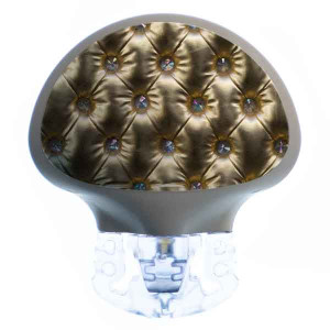 Enlite Transmitter Sticker - Gold-Leder