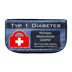 Dia Zubehör Tasche - Typ1Diabetes Jeans
