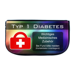Dia Zubehör Tasche - Typ1Diabetes Colors
