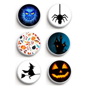 6er Set Freestyle Libre 1&2 Sticker - Halloween
