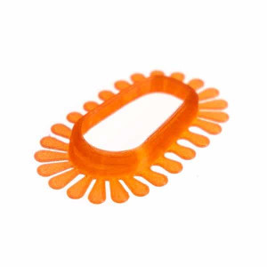 Dexcom G6 TapeProtect •Flexibel• - Schützt deinen Sensor wenn du mit Tape fixierst. - Crystal Orange