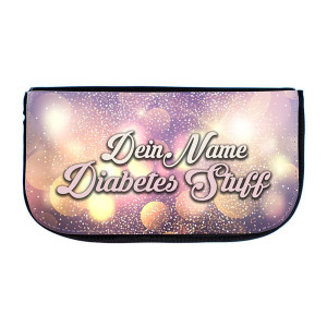 Dia Zubehör Tasche - DEIN NAME - DiabetesStuff - Lights