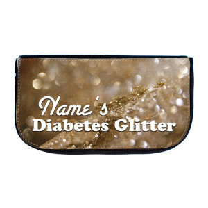 Dia Zubehör Tasche - DEIN NAME - Diabetes Gitter