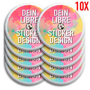 10 Stück - Freestyle Libre 1&2 Sticker selbst gestalten