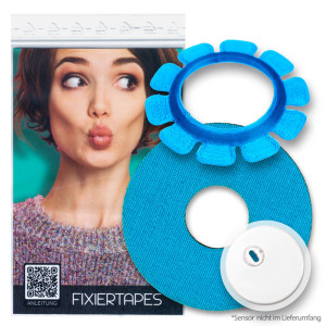 Freestyle Libre 3 TapeProtect FLEX Sensorschutz - Crystal Blau