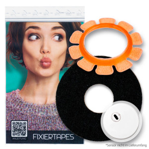 Freestyle Libre 3 TapeProtect FLEX Sensorschutz - Crystal Orange