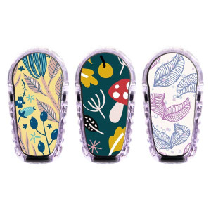 3er Set Dexcom G6 Transmitter Sticker - Nature