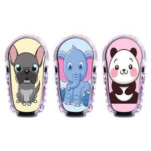 3er Set Dexcom G6 Transmitter Sticker - Tiere I