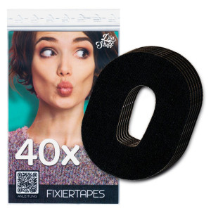 Dexcom G6 Fixierpflaster - Sensor Fixiertape - Schwarz - 40 Fixierpflaster