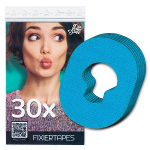 Enlite-Guardian Fixierpflaster - Tape Blau - 30 Fixierpflaster