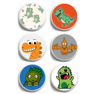 6er Set Freestyle Libre 1&2 Sticker - DINOS