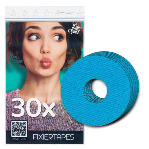 Freestyle Libre 3 Fixierpflaster Rund für FLEX - Tape Blau - 30 Fixierpflaster
