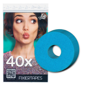 Freestyle Libre 3 Fixierpflaster Rund für FLEX - Sensor Fixiertape - 40 Fixierpflaster - Blau